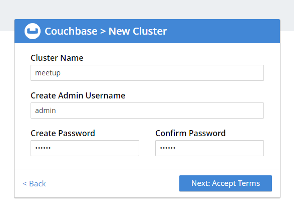 Create New Cluster